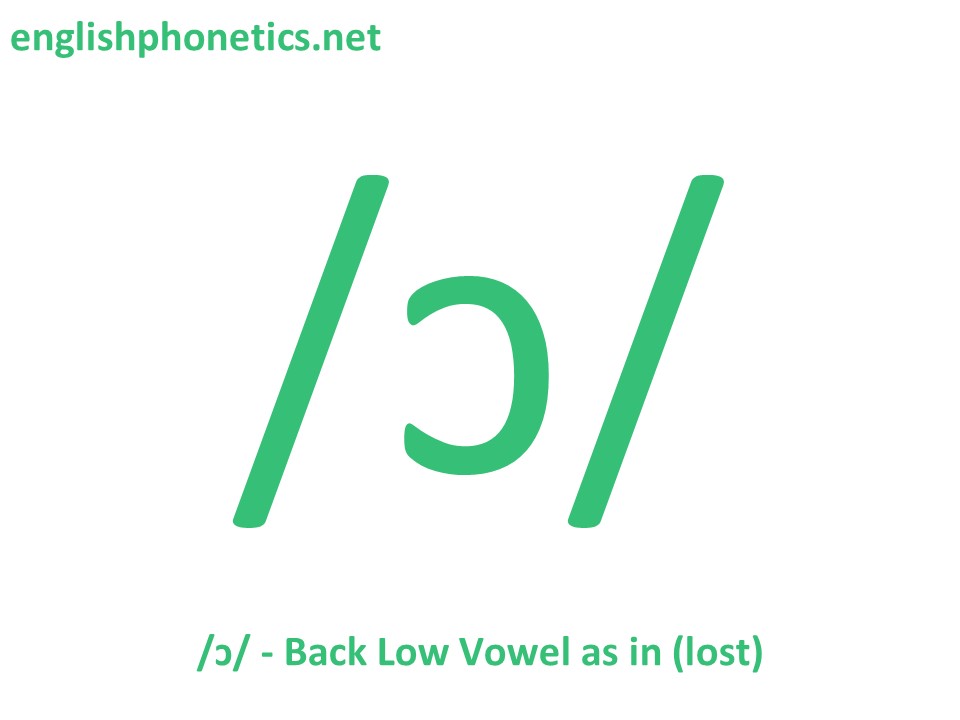 How to pronounce the sound /ɔ/: low, back, tense vowel